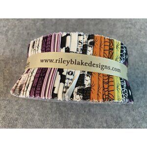 Riley Blake fabric Jelly Roll Lost & Found Halloween 40 Pcs x 2.5"w x WOF